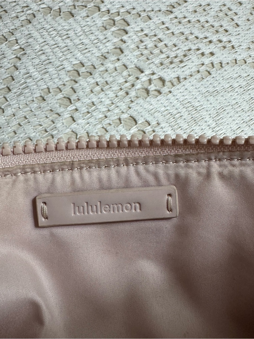 Lululemon Blush Pink Double Zip Wristlet Wallet - Picture 9 of 11